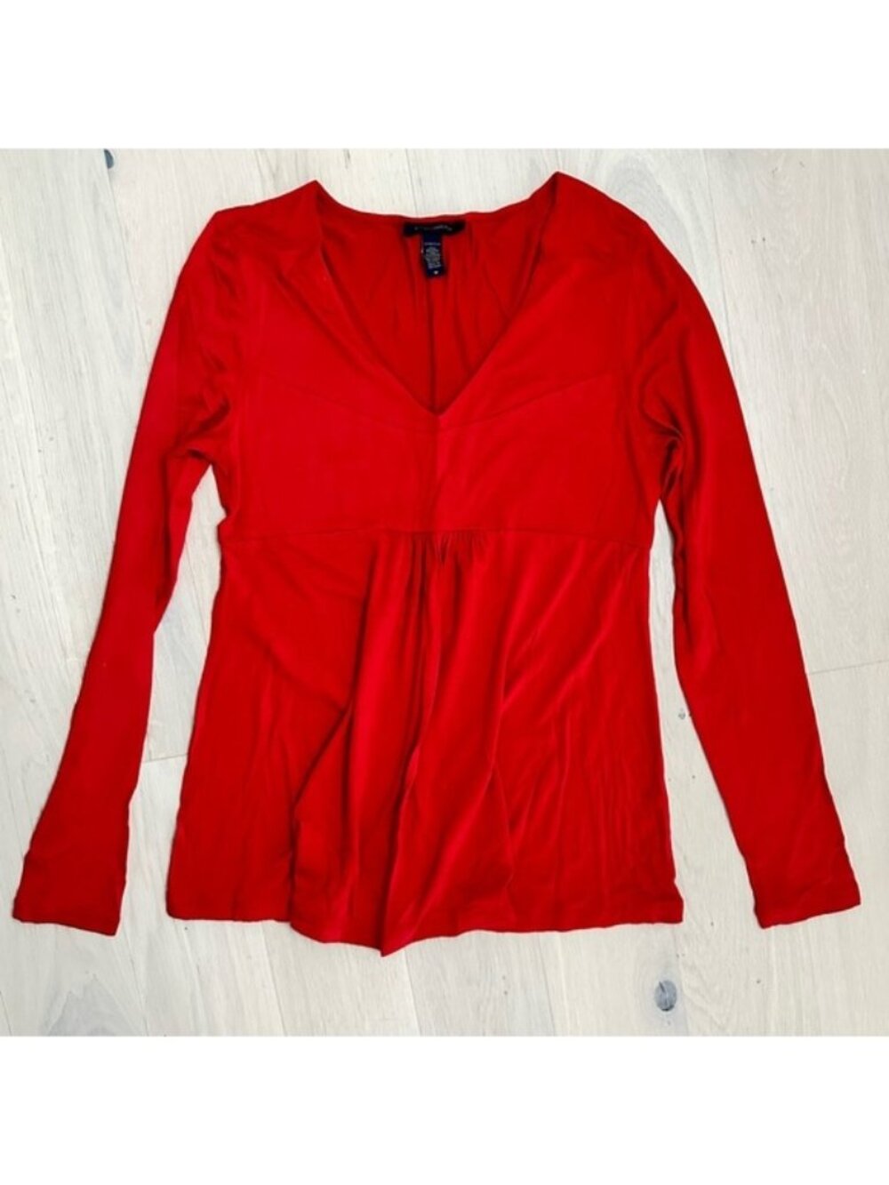 Banana Republic Red Long Sleeve Shirt